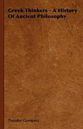 【预售】Greek Thinkers - A History of Ancient Philosophy