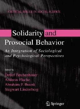 【预售】Solidarity and Prosocial Behavior: An Integration of