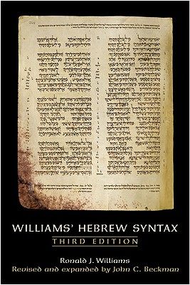 【预售】Williams' Hebrew Syntax