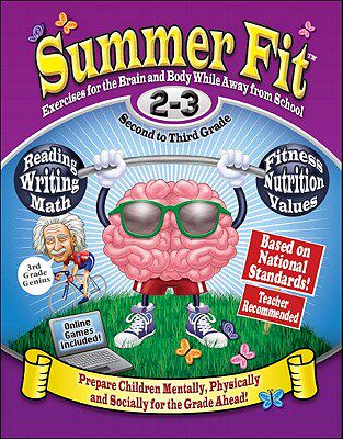 【预售】Summer Fit, Grades 2-3: Exercises for the Brain and