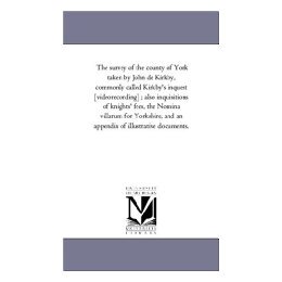 【预售】The Survey of the County of York Taken by John de