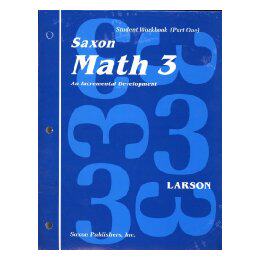 【预售】Saxon Math 3: Student Workbook Set First Edition