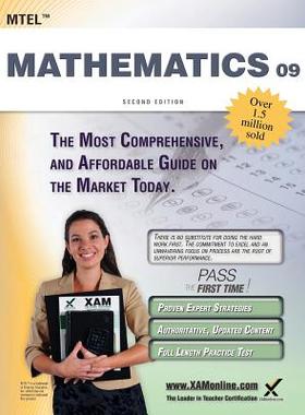 【预售】Mtel Mathematics 09 Teacher Certification Study
