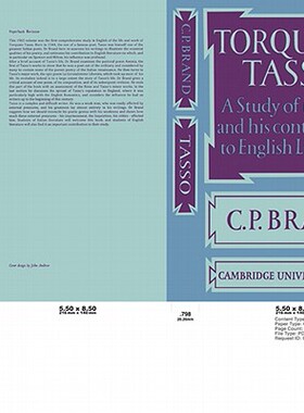 【预售】Torquato Tasso: A Study of the Poet and of His