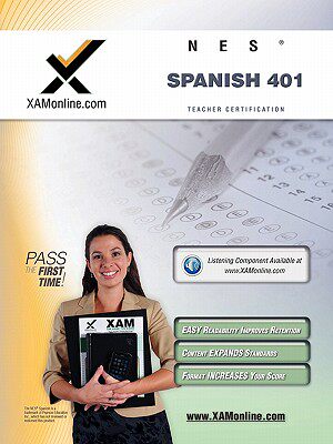 【预售】Nes Spanish 401 Teacher Certification Test Prep