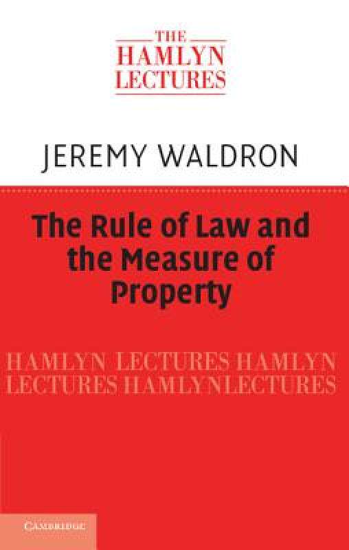 【预售】The Rule of Law and the Measure of Property