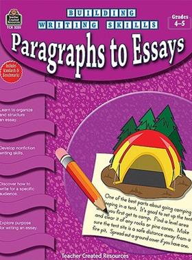【预售】Paragraphs to Essays, Grades 4-5