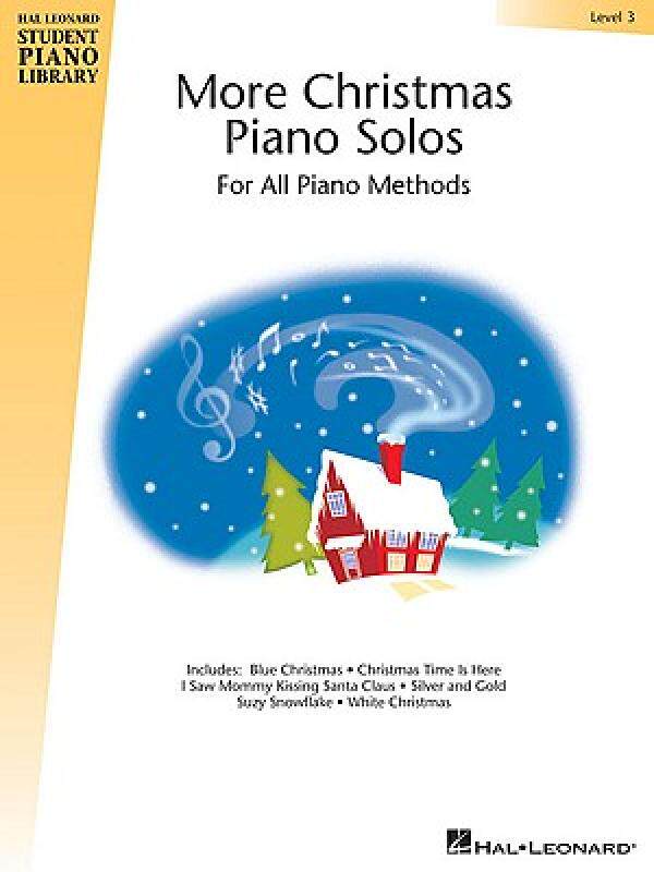 【预售】More Christmas Piano Solos - Level 3: Hal Leonard