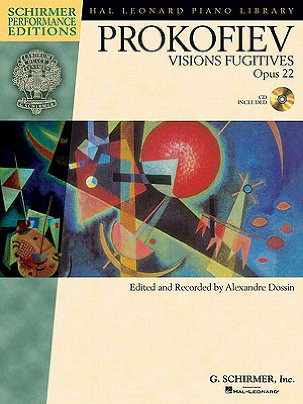 【预售】Prokofiev: Visions Fugitives, Opus 22 [With CD