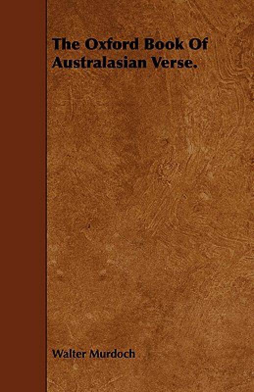 【预售】The Oxford Book of Australasian Verse.