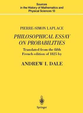 【预售】Pierre-Simon Laplace Philosophical Essay on