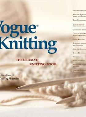 【预售】Vogue Knitting the Ultimate Knitting Book