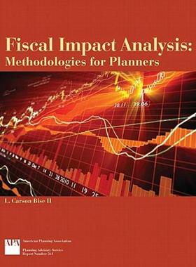 【预售】Fiscal Impact Analysis: Methodologies for Planners