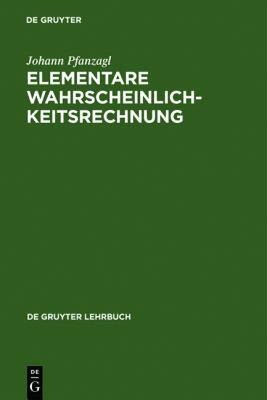 【预售】Elementare Wahrscheinlichkeitsrechnung