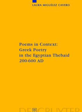 【预售】Poems in Context: Greek Poetry in the Egyptian