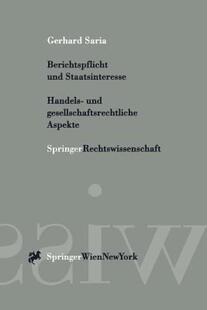 【预售】Berichtspflicht Und Staatsinteresse: Handels- Und