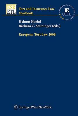 【预售】European Tort Law