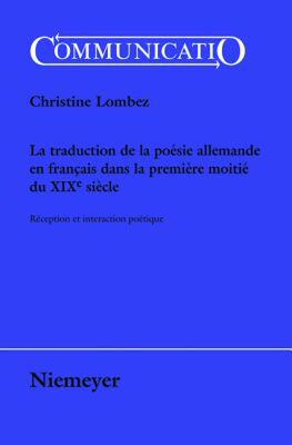 【预售】La Traduction de La Poesie Allemande En Francais