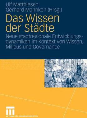 【预售】Das Wissen Der Stadte: Neue Stadtregionale