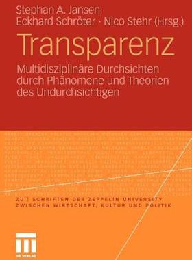 【预售】Transparenz: Multidisziplinare Durchsichten Durch