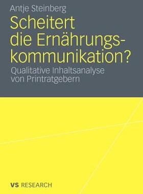 【预售】Scheitert Die Ernahrungskommunikation?: Qualitative