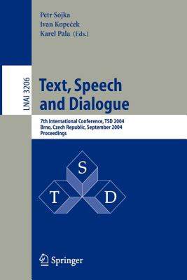 【预售】Text, Speech and Dialogue: 7th International