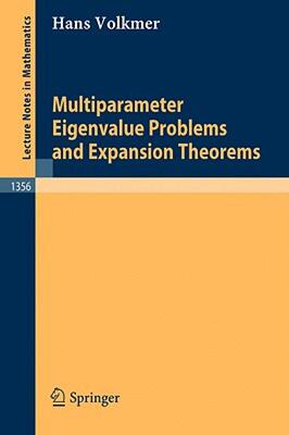 【预售】Multiparameter Eigenvalue Problems and Expansion