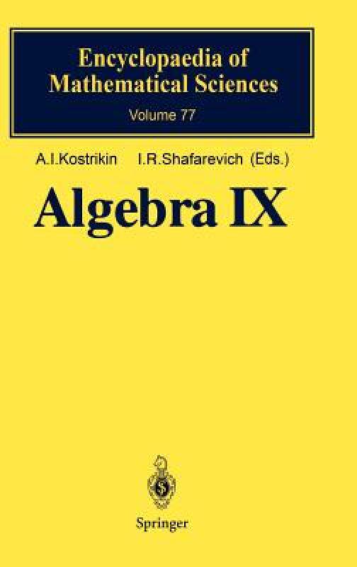 【预售】Algebra IX: Finite Groups of Lie Type.