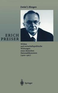 Und Wirtschaftspolitische Wirken Preiser 预售 Erich