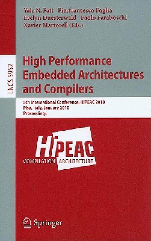 【预售】High Performance Embedded Architectures and
