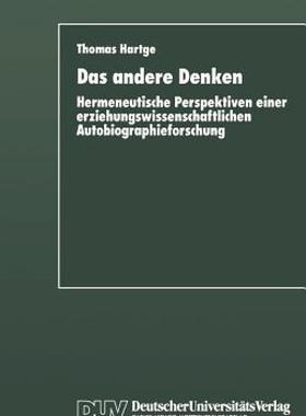 【预售】Das Andere Denken: Hermeneutische Perspektiven Einer
