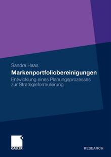 【预售】Markenportfoliobereinigungen: Entwicklung Eines