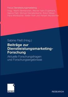 Dienstleistungsmarketing Zur Beitrage Forschung 预售