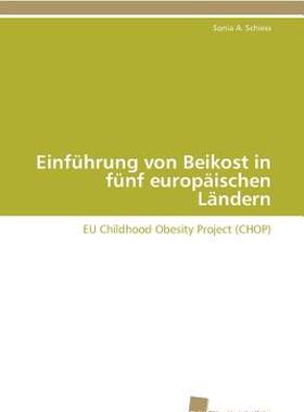 【预售】Einfahrung Von Beikost in Funf Europaischen Landern