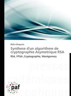 【预售】Synthese D'Un Algorithme de Cryptographie