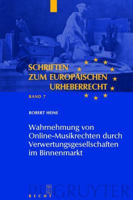 【预售】Wahrnehmung von Online-Musikrechten durch