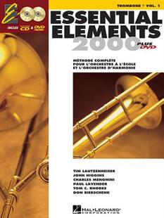 【预售】Essential Elements Ee2000 Trombone: French Edition