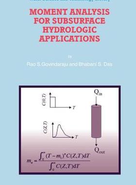 【预售】Moment Analysis for Subsurface Hydrologic