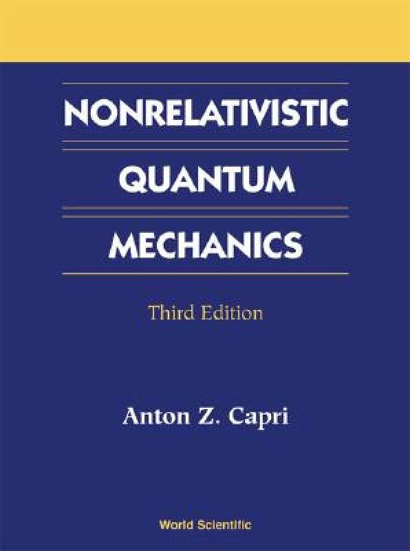 【预售】nonrelativistic quantum mechanics, third edition