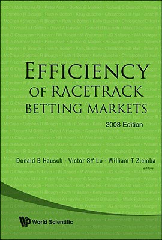 【预售】efficiency of racetrack betting markets