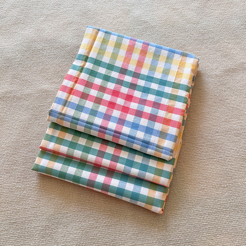 七彩鹊小格子纯棉山东老粗布床单单件加厚100全棉枕套被套三件套,床上用品,床单,淘宝优惠券,粉丝福利购,淘宝优惠卷