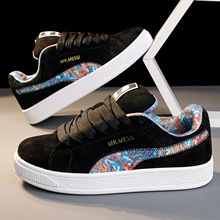 复古男士面包鞋2025秋季韩版低帮学生休闲潮鞋软底百搭情侣款板鞋