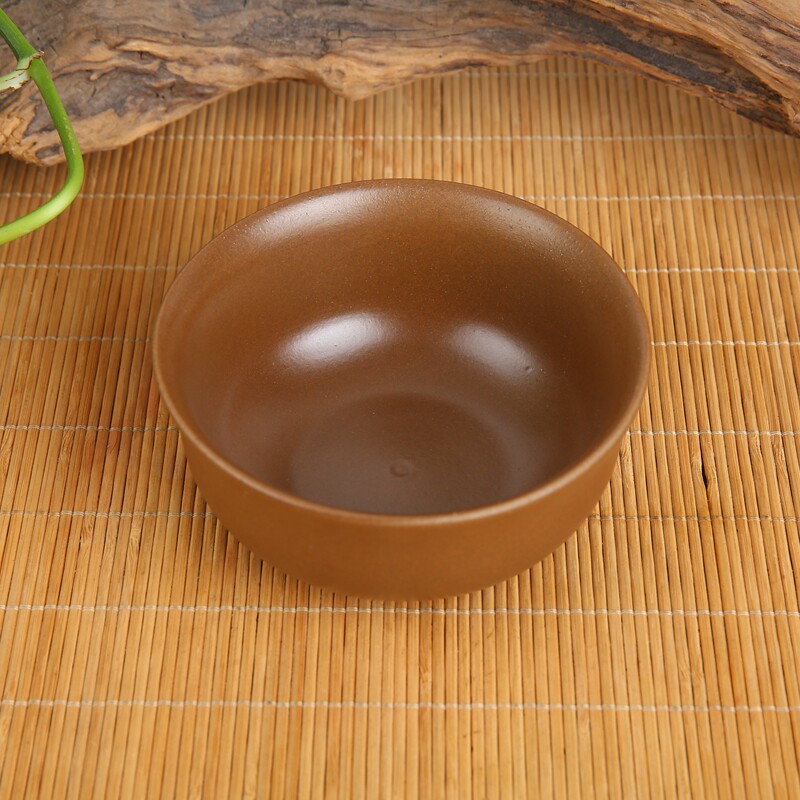 平定亮晶晶奕寿耐高温家用陶土养生砂碗米饭碗汤碗老式复古小沙碗