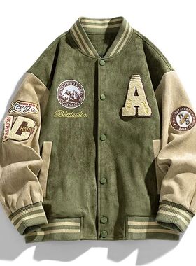 New Baseball Jacket Men Fashion Embroidered Jackets Coats Hi