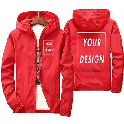 2025 Spring And Autumn Men windbreaker hooded fallow jacket