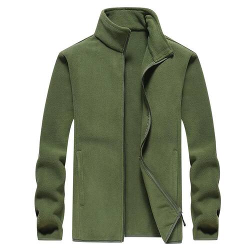 Winter fleece hiking jacket windbreaker for men Sportswear W