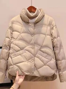 Down Cotton Jacket Women 2024 New Winter Clothes Korean Loos