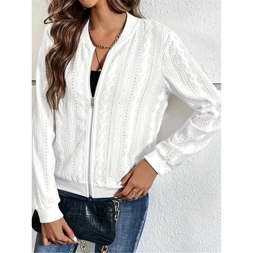 Plus Size 1XL-5XL Spring and Autumn New Women's Casual Coat