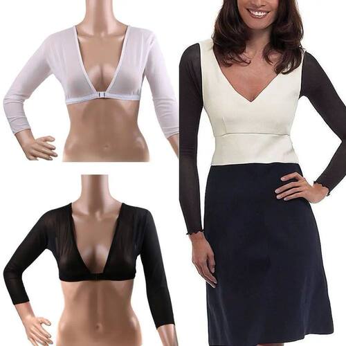 Women Bottom Sleeve Tops Fashion Front Button Long-sleeved T