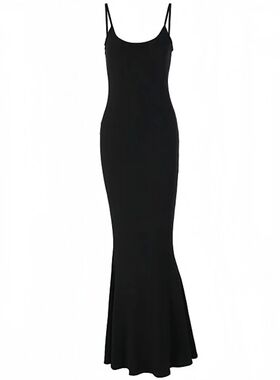 Women's Casual Lounge Slip Long Dress Sexy Sleeveless Backle